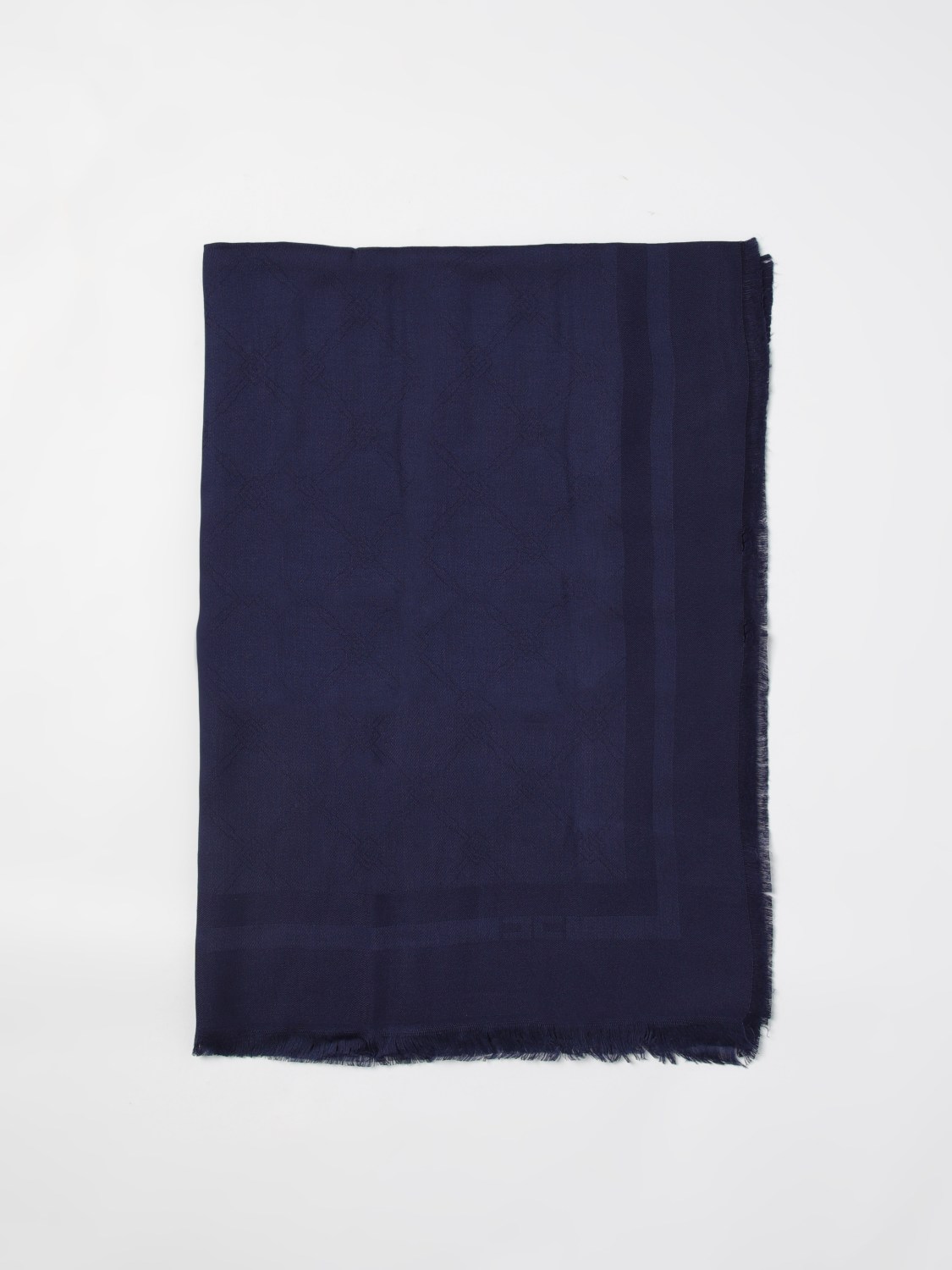 スカーフ ELISABETTA FRANCHI Woman Scarf Blue SC04F DC8 ELISABETTA FRANCHI: Scarf woman - Blue | Elisabetta Franchi