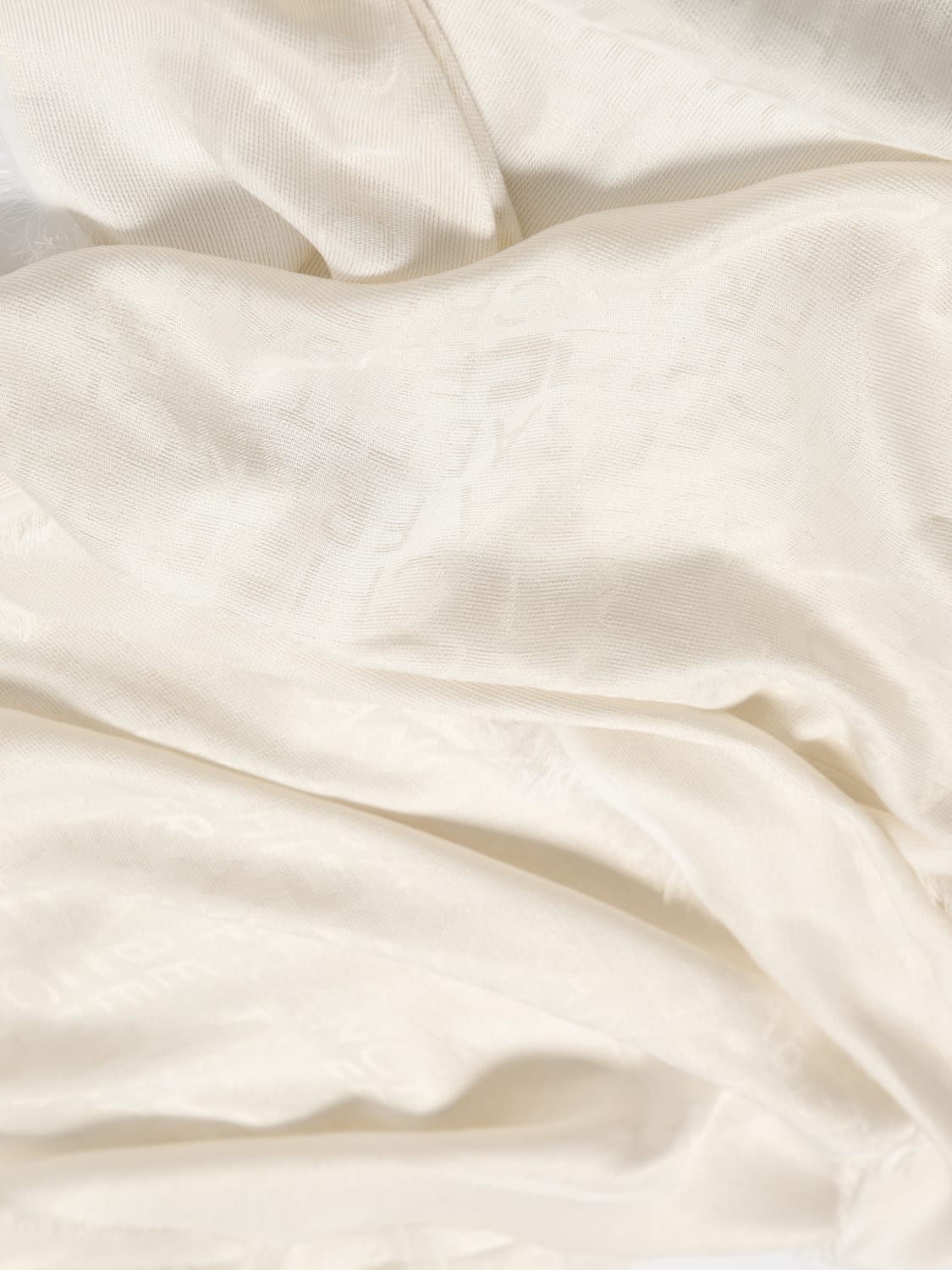 ELISABETTA FRANCHI SCIARPA: Sciarpa Elisabetta Franchi in modal e viscosa , Avorio - Img 3