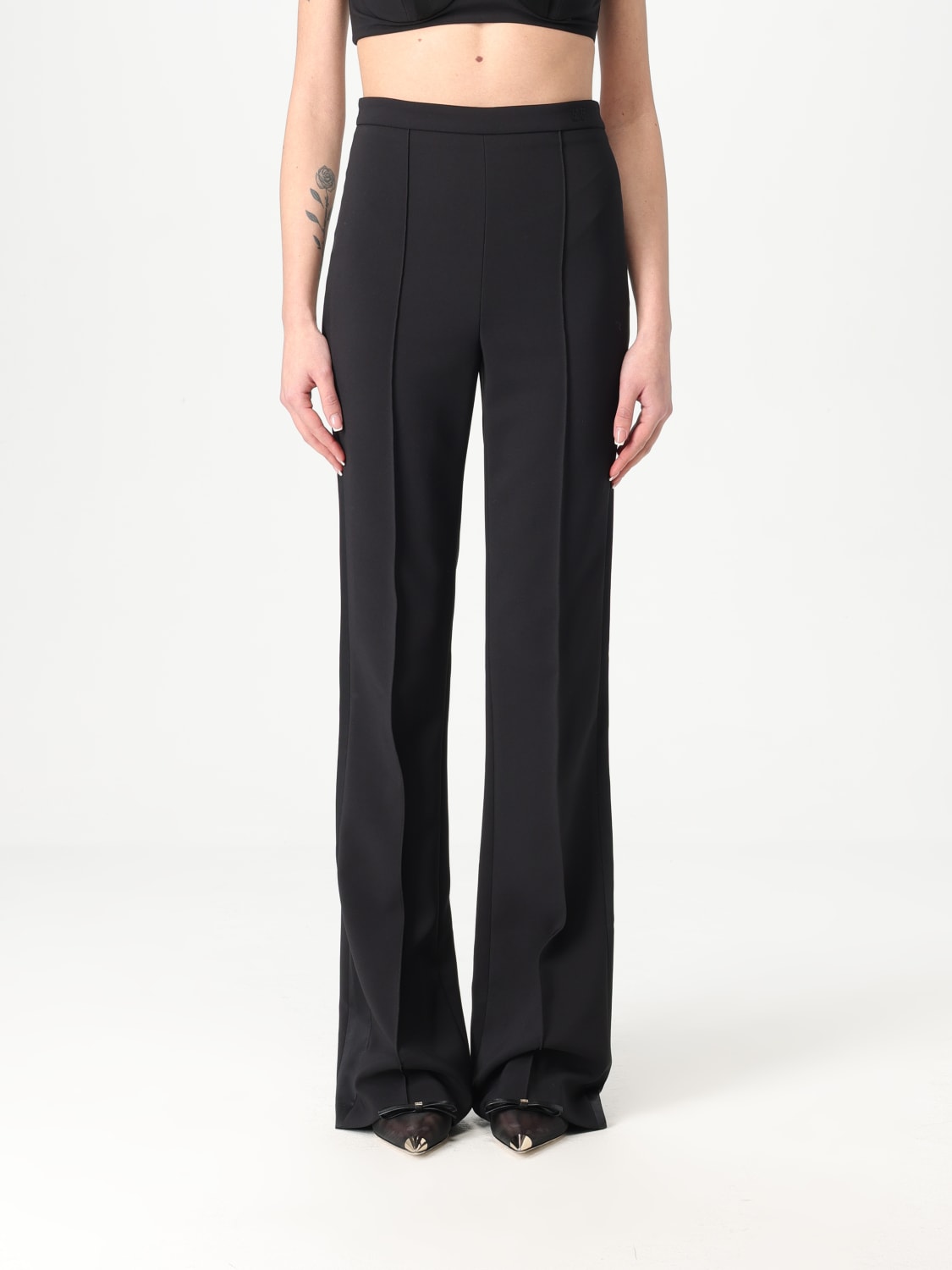 パンツ ELISABETTA FRANCHI Woman Pants Black PA082 110 ELISABETTA FRANCHI: Pants woman - Black | Elisabetta Franchi