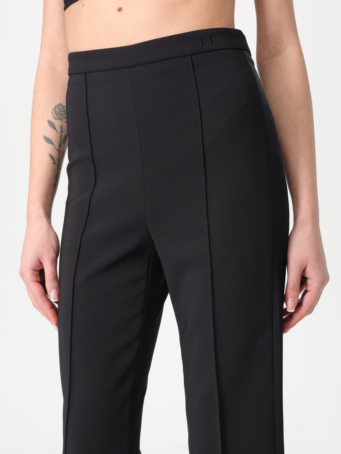 パンツ ELISABETTA FRANCHI Woman Pants Black PA082 110 ELISABETTA FRANCHI: Pants woman - Black | Elisabetta Franchi