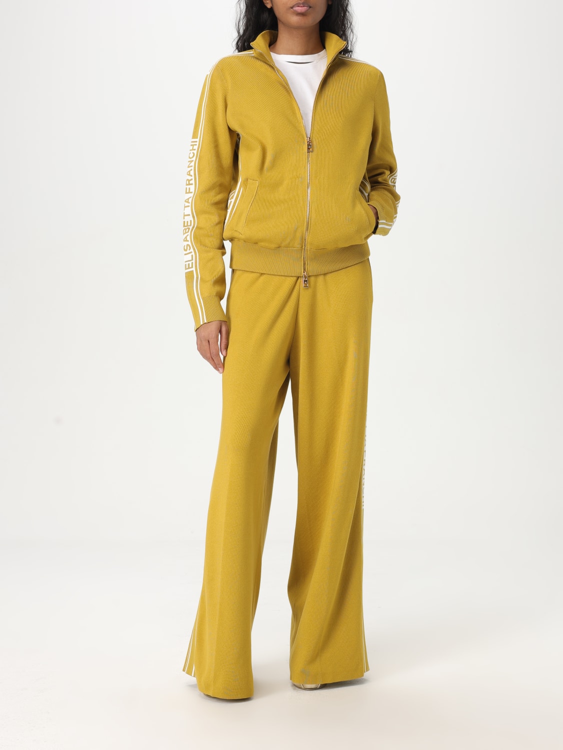 パンツ ELISABETTA FRANCHI Woman Pants Yellow KP65S DK7 ELISABETTA FRANCHI: Pants woman - Yellow | Elisabetta