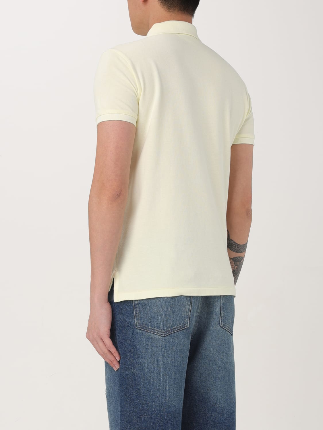 POLO RALPH LAUREN POLO SHIRT: Polo shirt men Polo Ralph Lauren, Yellow - Img 2