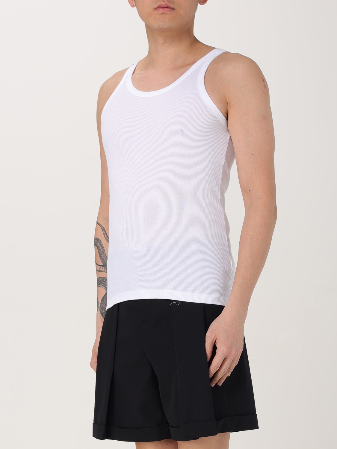 DOLCE & GABBANA T-SHIRT: Tank top men Dolce & Gabbana, White - Img 3
