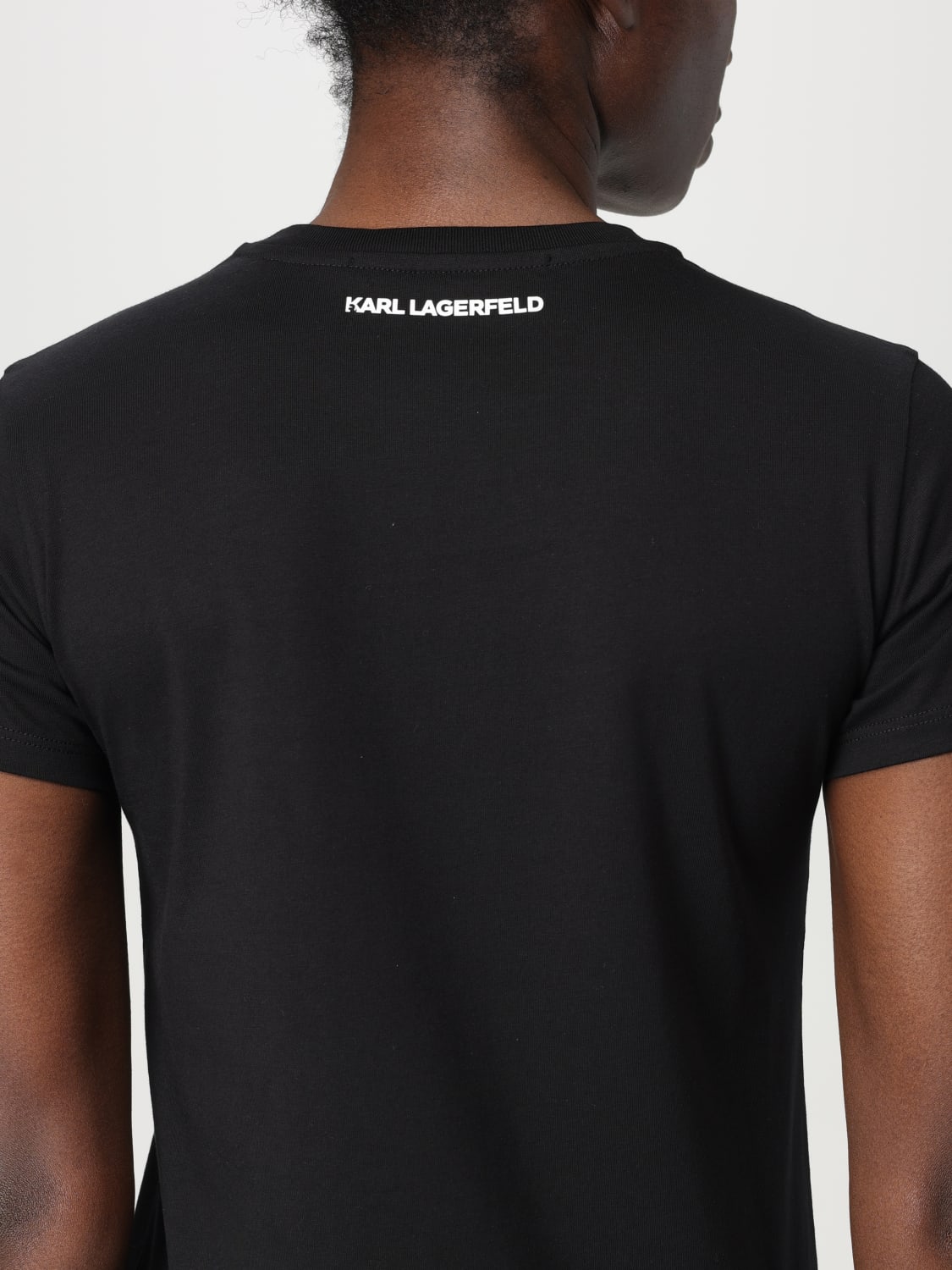KARL LAGERFELD T-SHIRT: T-shirt woman Karl Lagerfeld, Black - Img 3