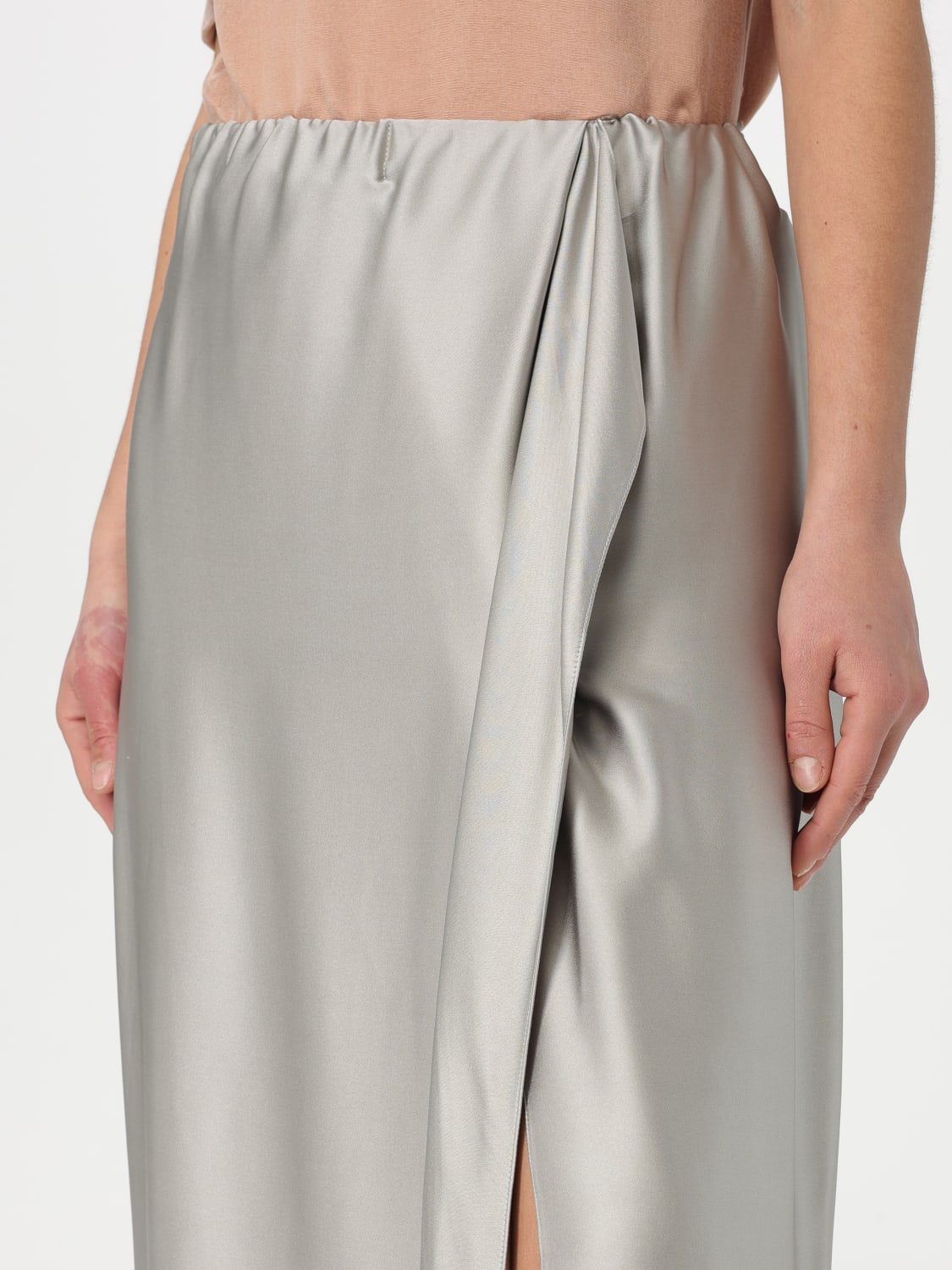 GIORGIO ARMANI: Skirt woman - Grey | Giorgio Armani skirt