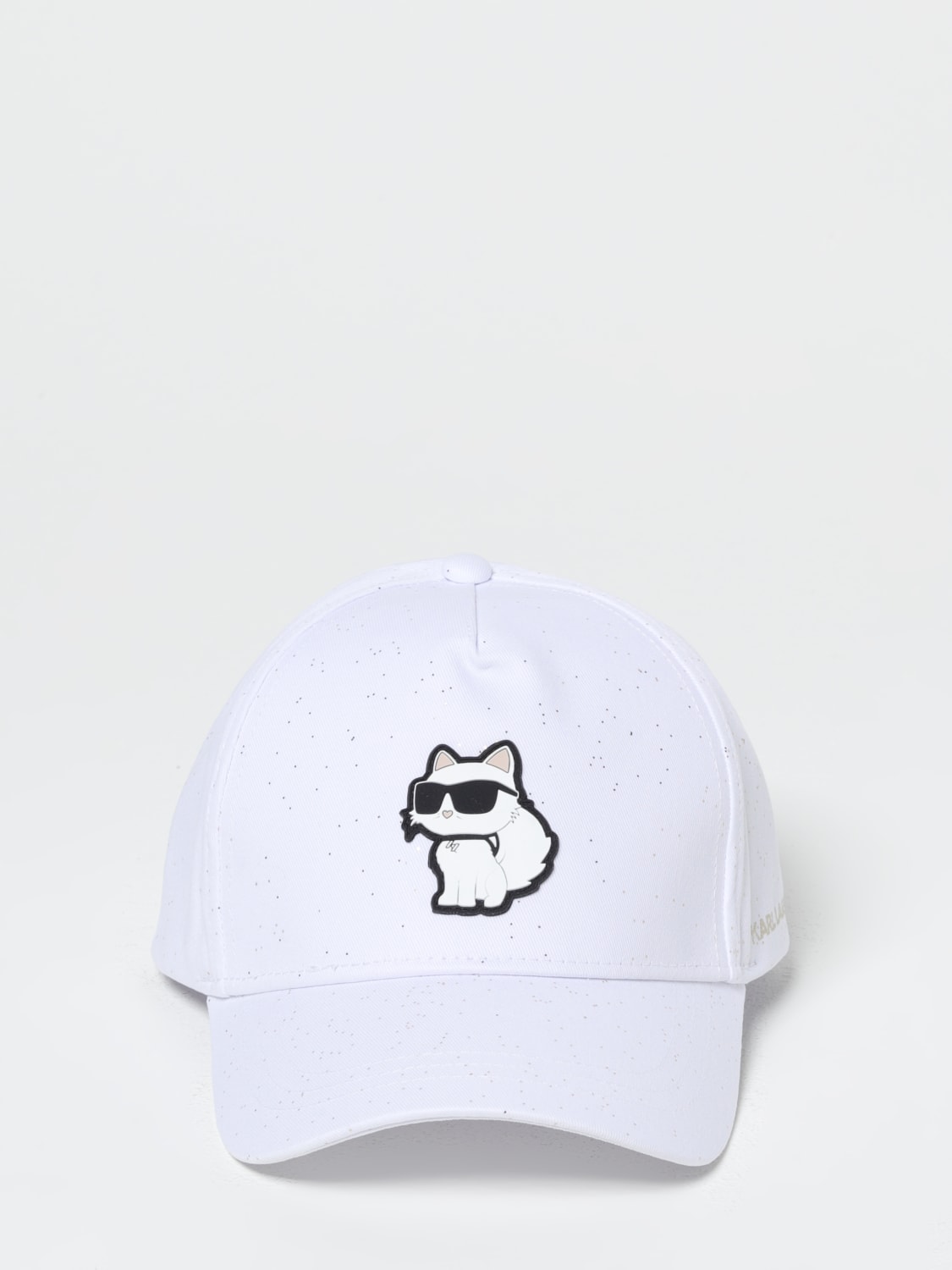 KARL LAGERFELD HAT: Girls' hats kids Karl Lagerfeld, White - Img 2