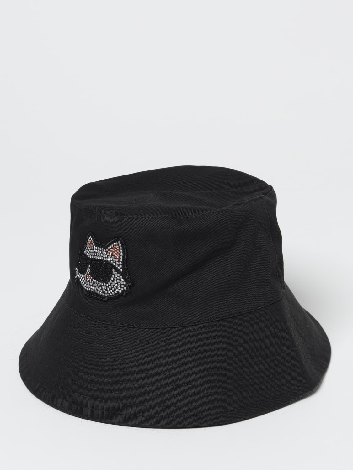 KARL LAGERFELD HAT: Girls' hats kids Karl Lagerfeld, Black - Img 1