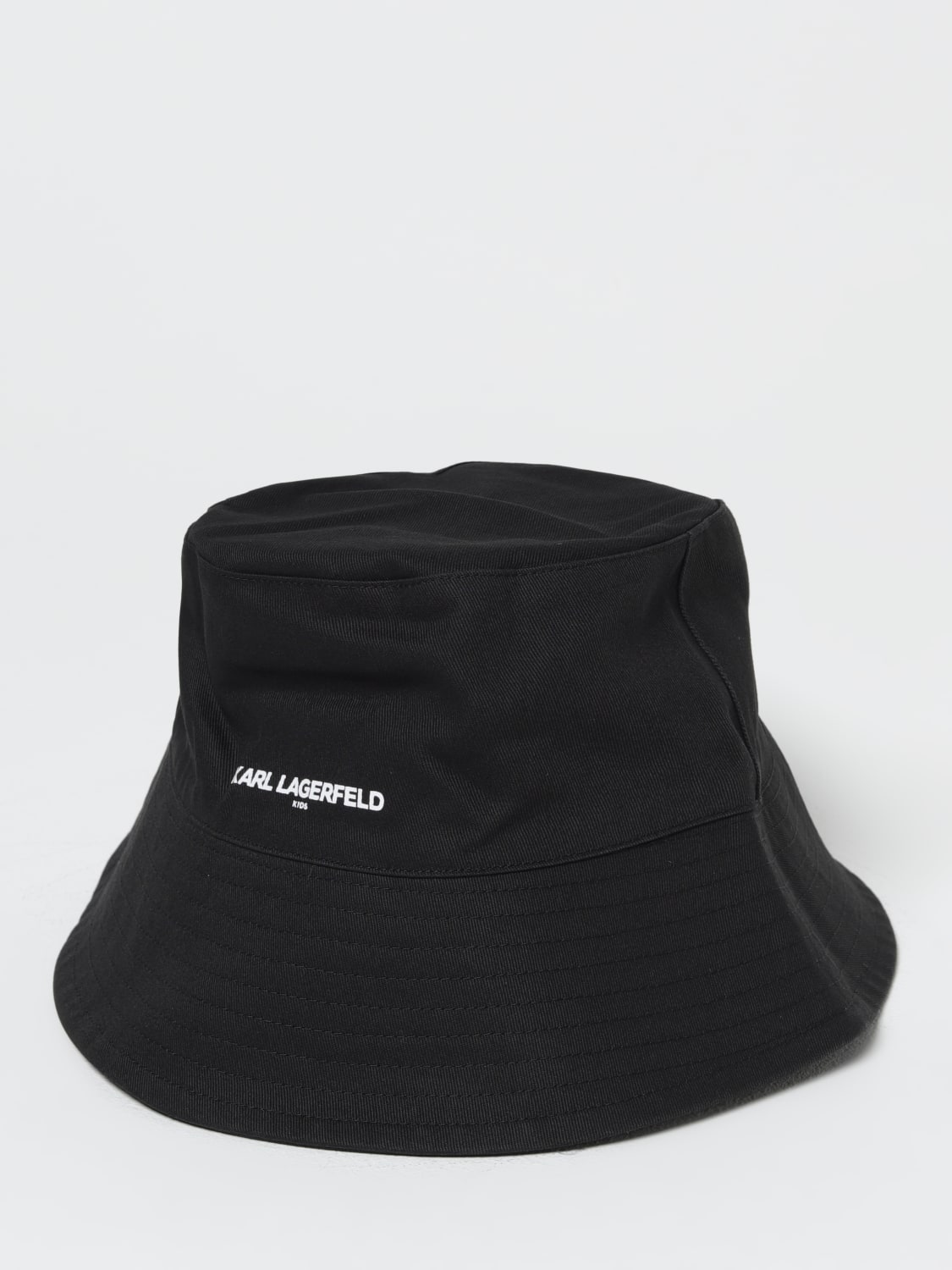 KARL LAGERFELD HAT: Girls' hats kids Karl Lagerfeld, Black - Img 2