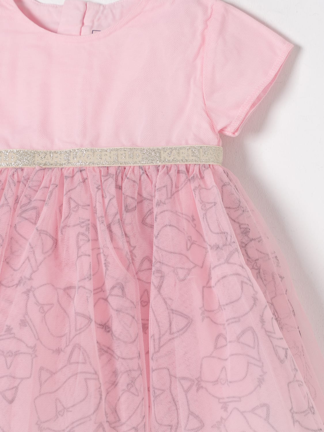 KARL LAGERFELD ROMPER: Romper kids Karl Lagerfeld, Pink - Img 3