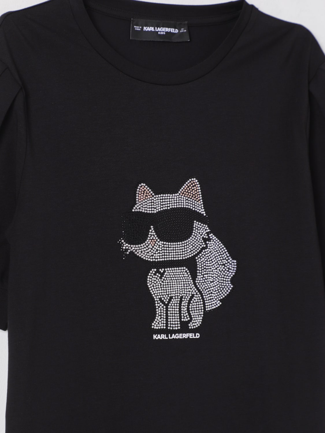 KARL LAGERFELD KLEID: Kleid kinder Karl Lagerfeld, Schwarz - Img 3