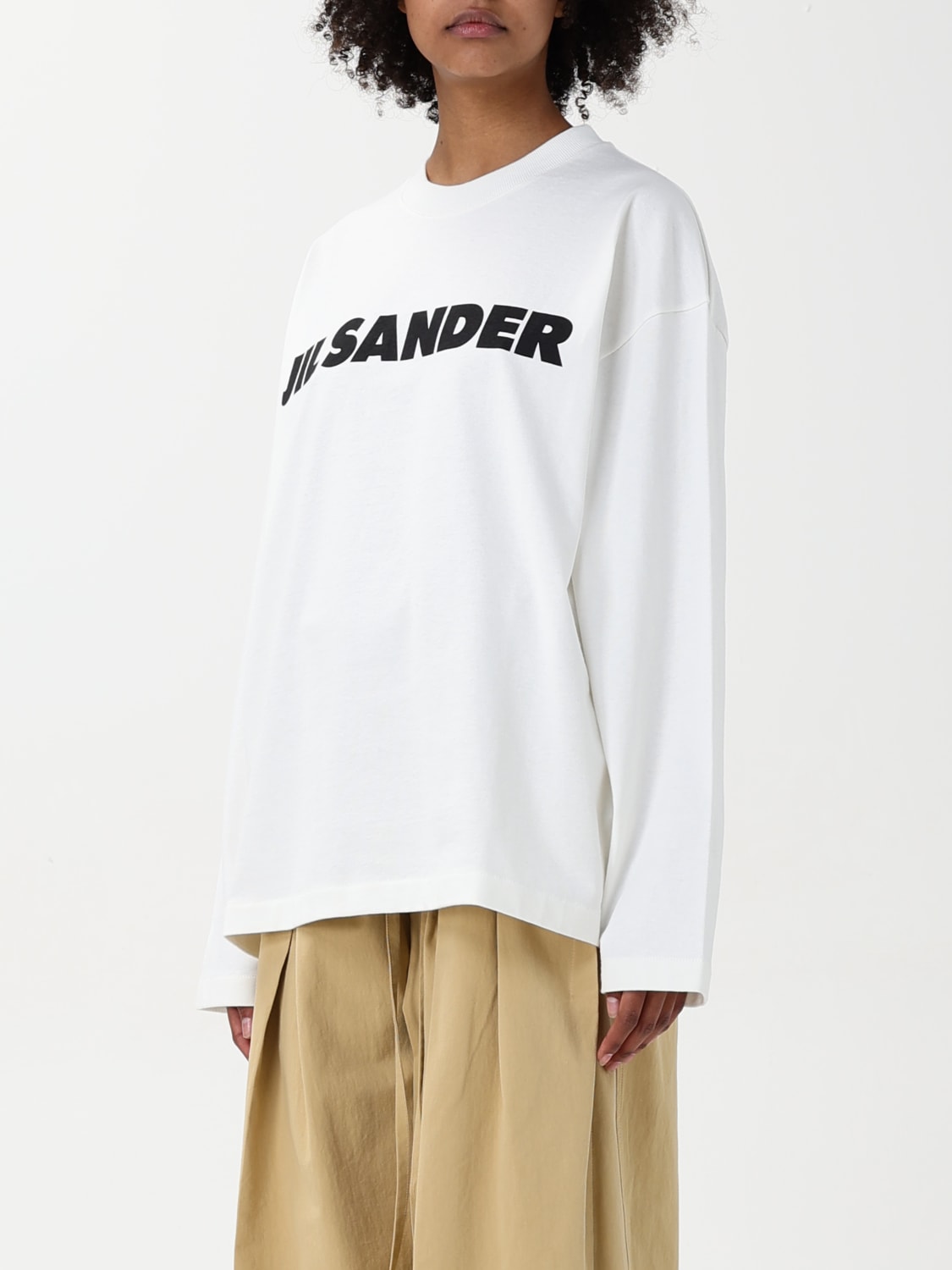 JIL SANDER T-SHIRT: T-shirt woman Jil Sander, White - Img 4