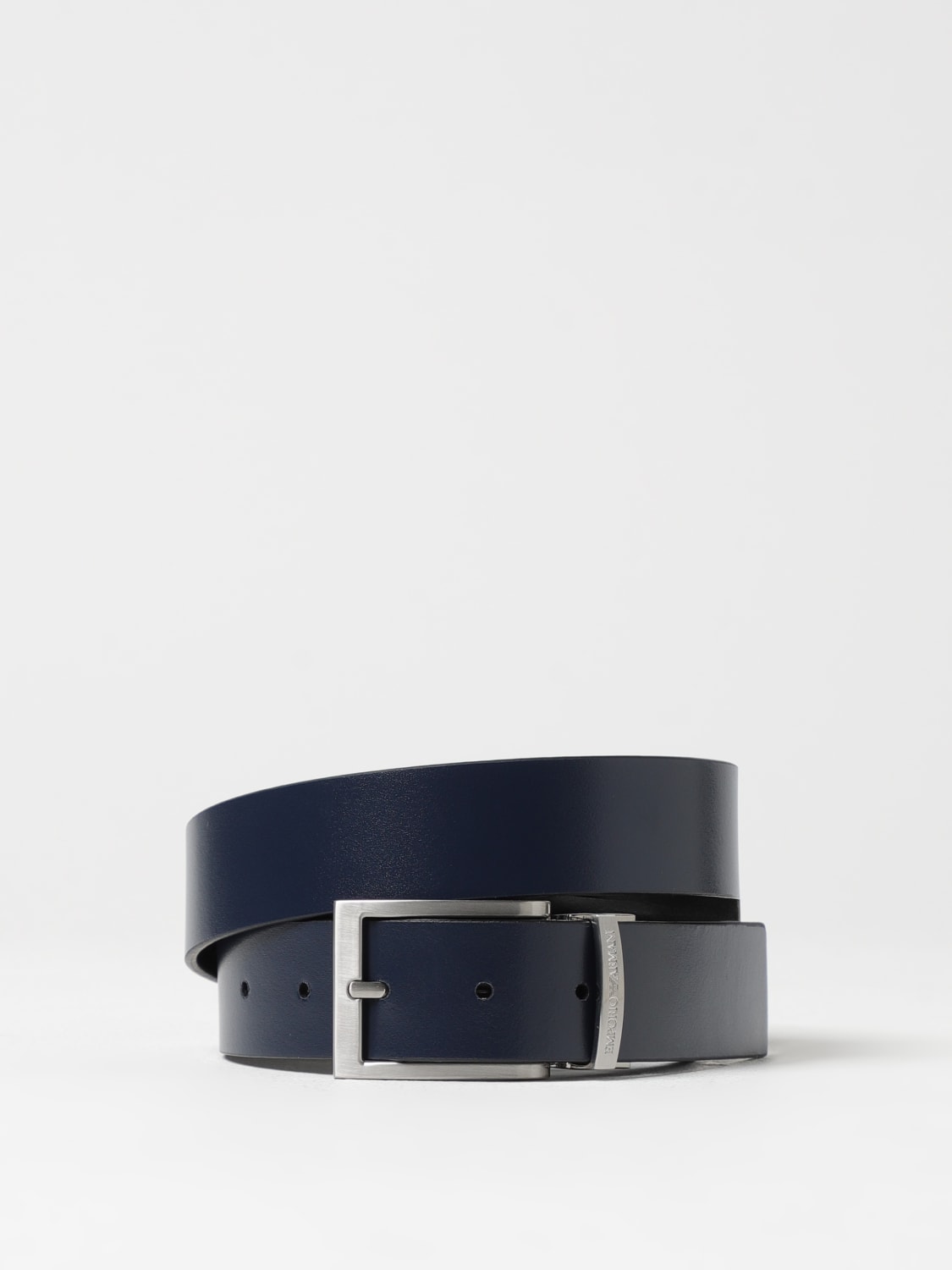 EMPORIO ARMANI CINTURA: Cintura Emporio Armani reversibile in pelle , Nero - Img 2