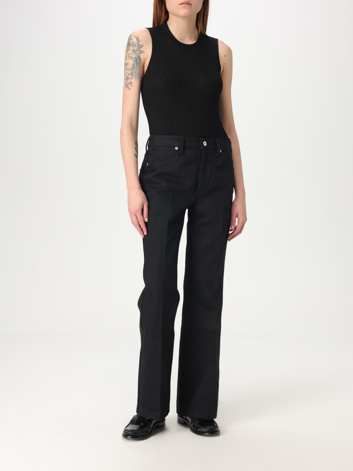 デニム・ジーパン JIL SANDER Woman Jeans Black J04KA0120J45288 001 JIL SANDER: Jeans woman - Black | Jil Sander jeans