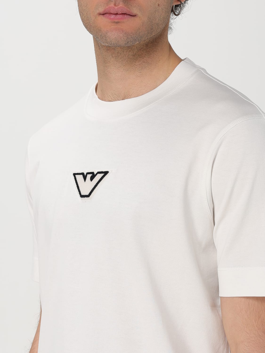 Tシャツ・カットソー EMPORIO ARMANI Men T-shirt White 6D1TD71JOCZ 01C2 Tシャツ・カットソー EMPORIO ARMANI Men T-shirt White