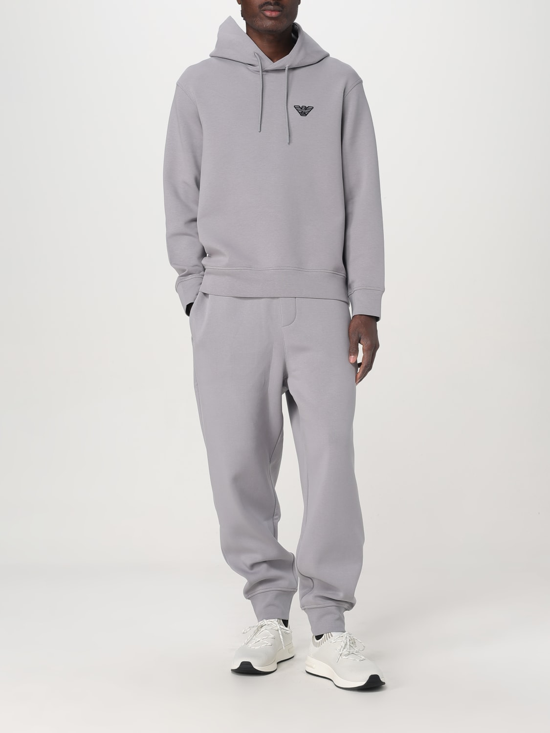 EMPORIO ARMANI SWEATSHIRT: Pullover herren Emporio Armani, Grau - Img 2