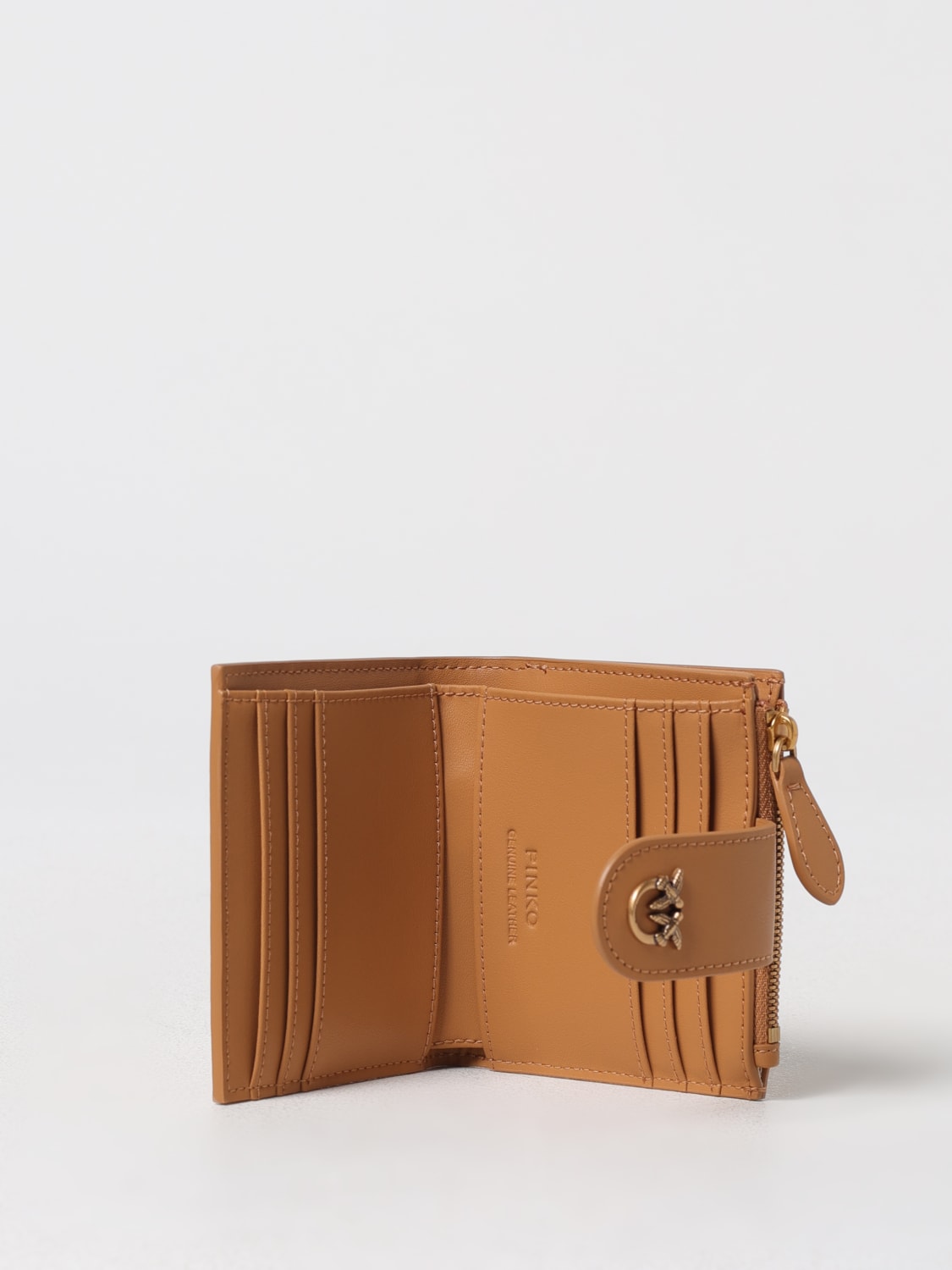 PINKO WALLET: Wallet woman Pinko, Brown - Img 2