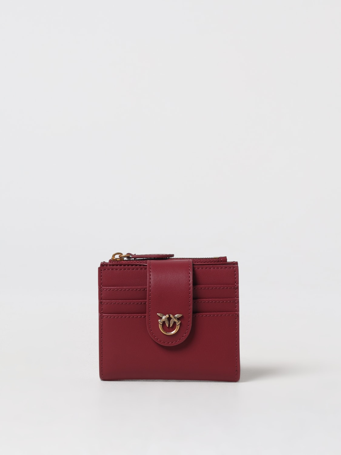 PINKO WALLET: Wallet woman Pinko, Burgundy - Img 1