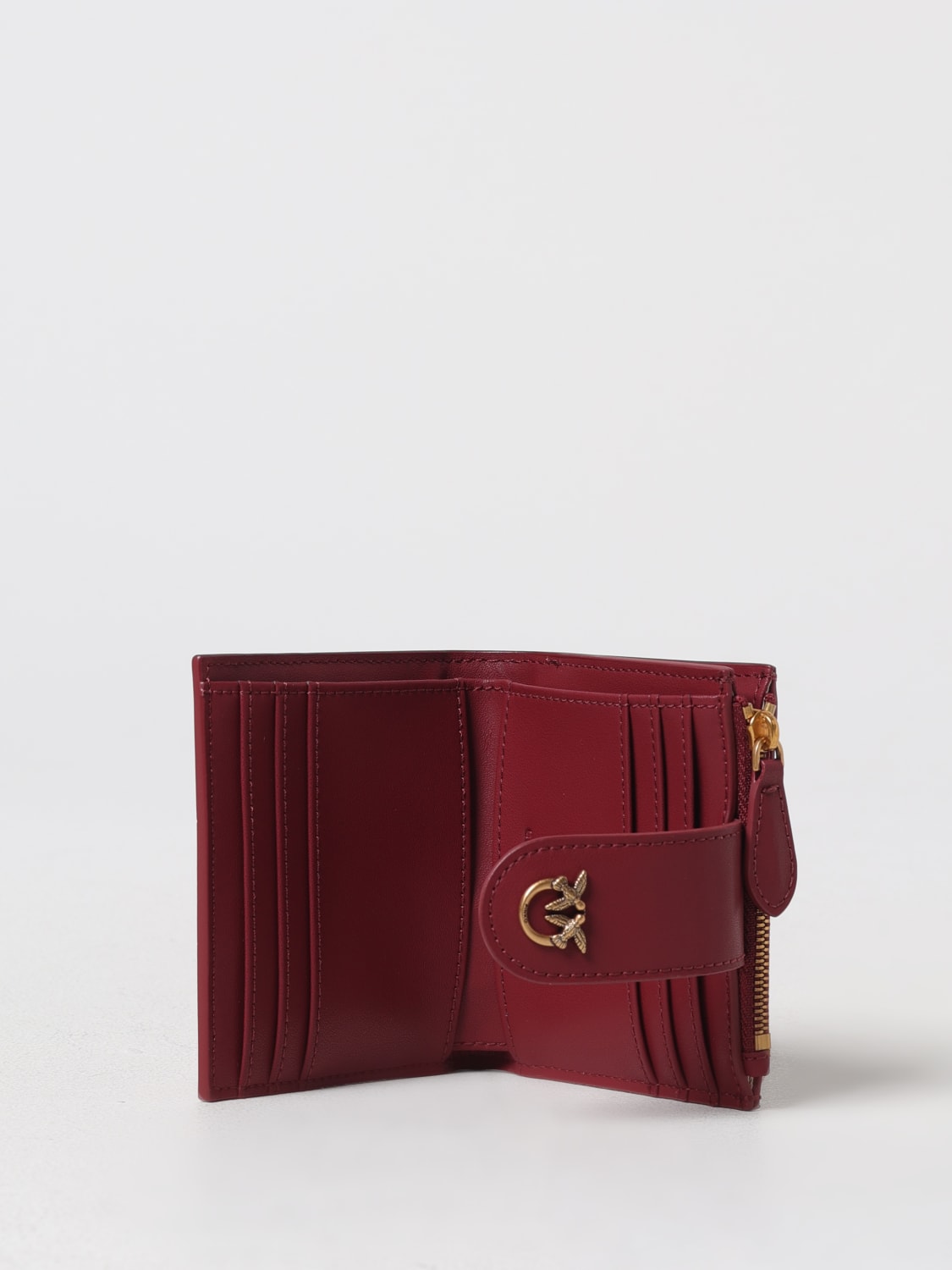 PINKO WALLET: Wallet woman Pinko, Burgundy - Img 2