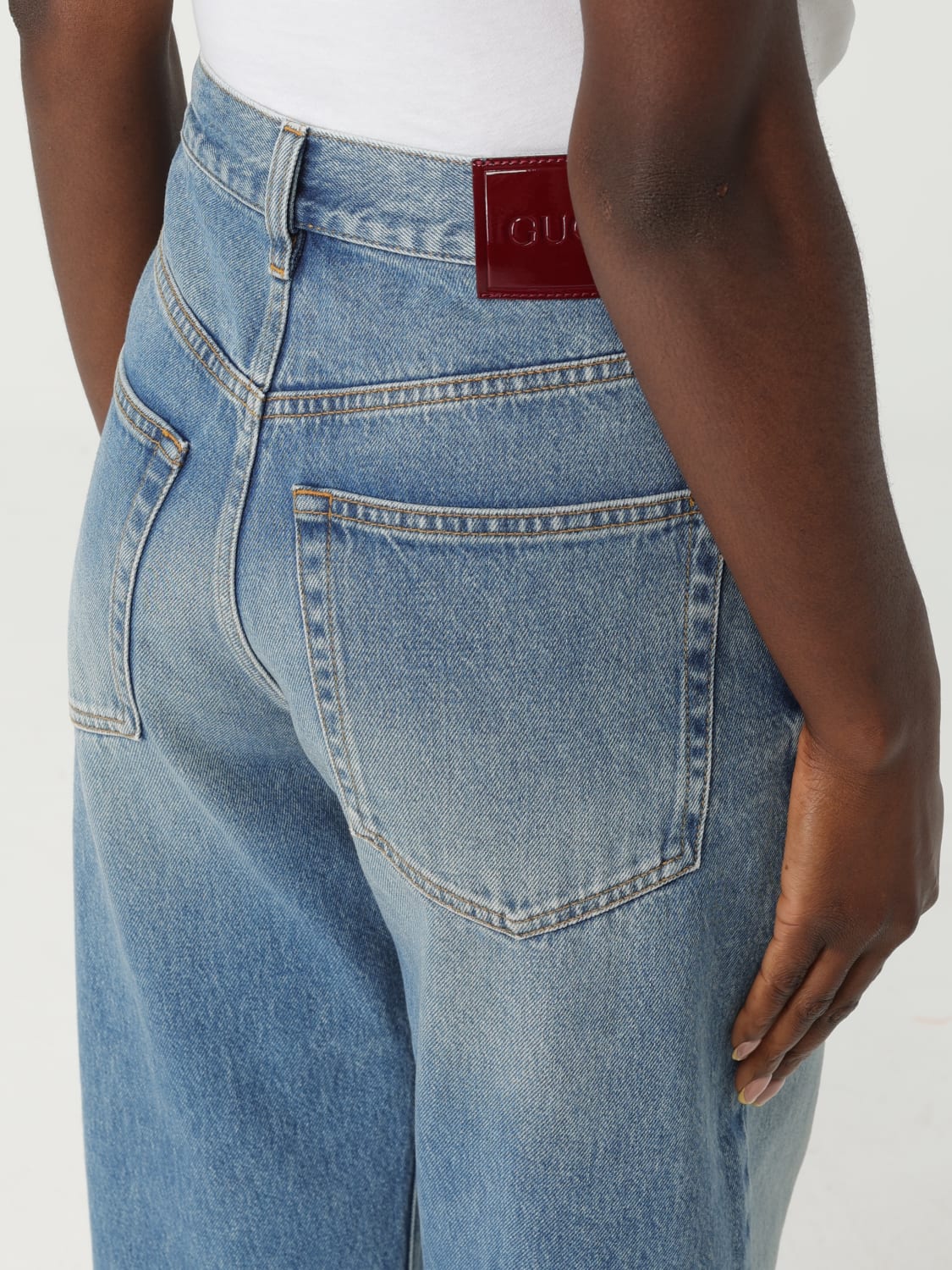 デニム・ジーパン GUCCI Woman Jeans Blue 786815XDC7Q 4009 GUCCI: Jeans woman - Blue | Gucci jeans 786815XDC7Q online