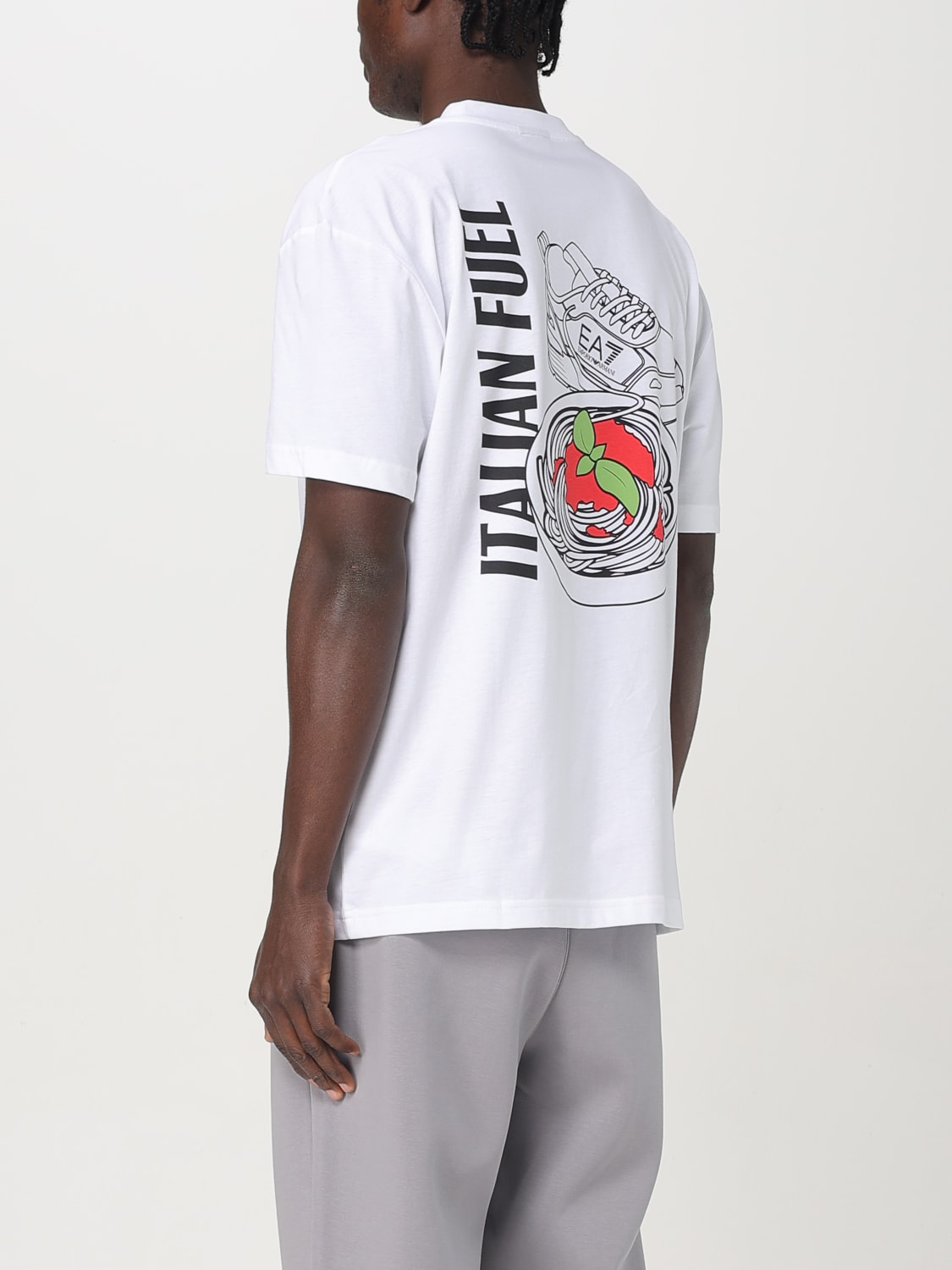 EA7 T-SHIRT: T-shirt men Ea7, White - Img 2