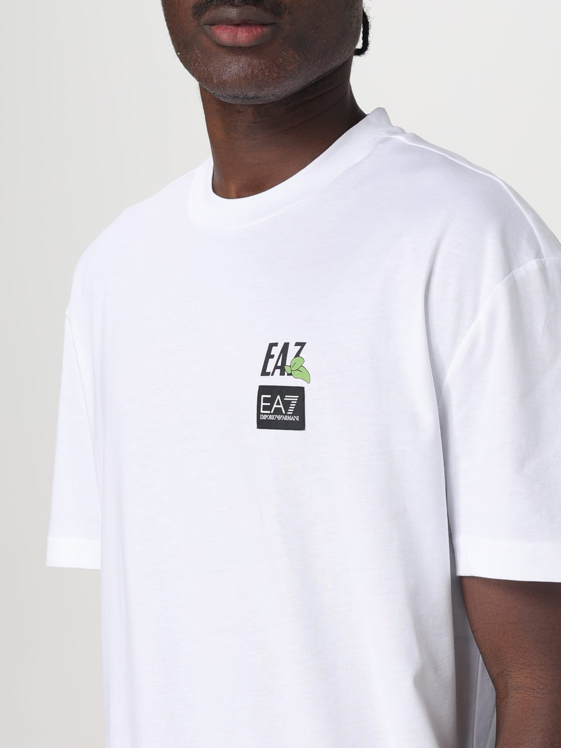 EA7 T-SHIRT: T-shirt men Ea7, White - Img 3