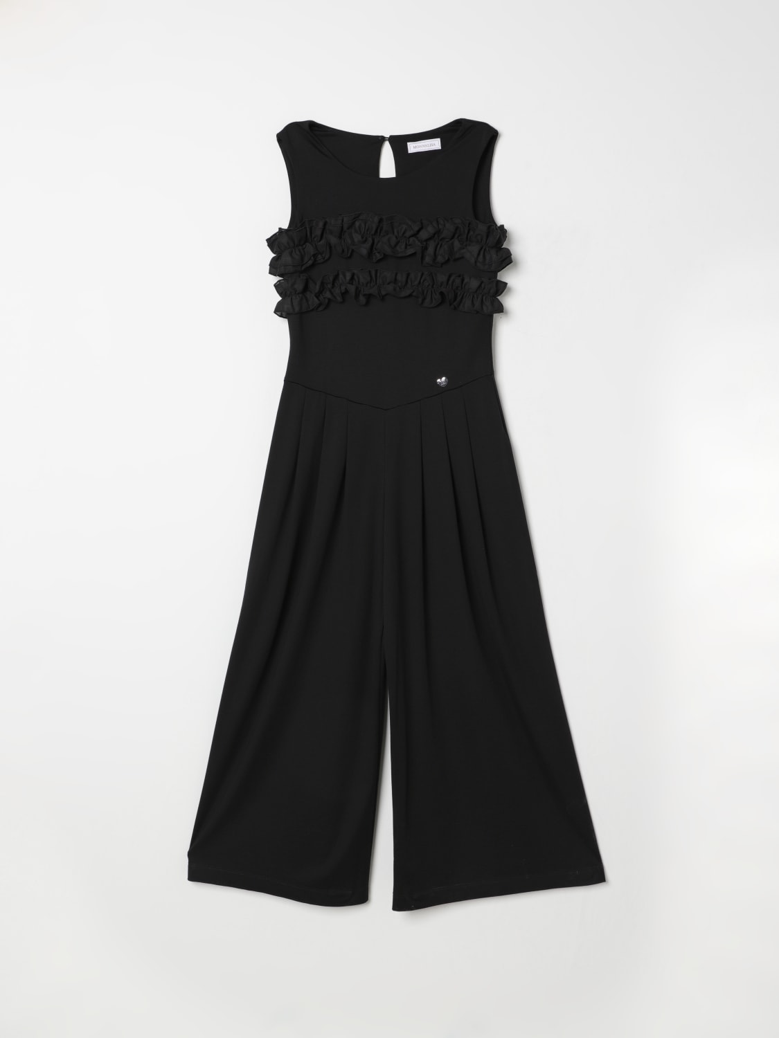 MONNALISA JUMPSUIT: Hose kinder Monnalisa, Schwarz - Img 1