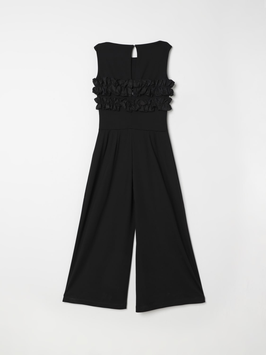 MONNALISA JUMPSUIT: Hose kinder Monnalisa, Schwarz - Img 2
