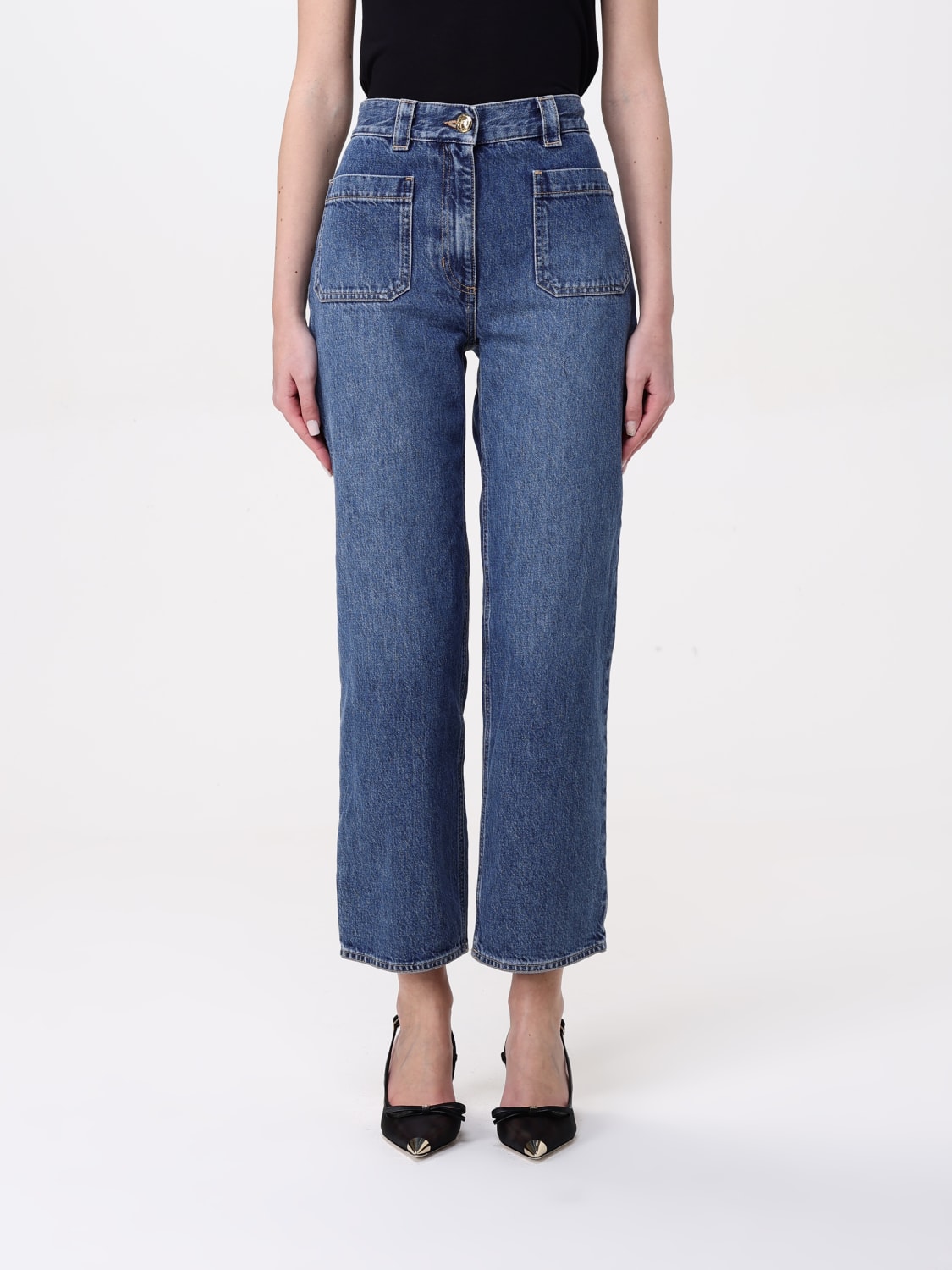 デニム・ジーパン ELISABETTA FRANCHI Woman Jeans Blue PJ91I 139 ELISABETTA FRANCHI: Jeans woman - Blue | Elisabetta Franchi