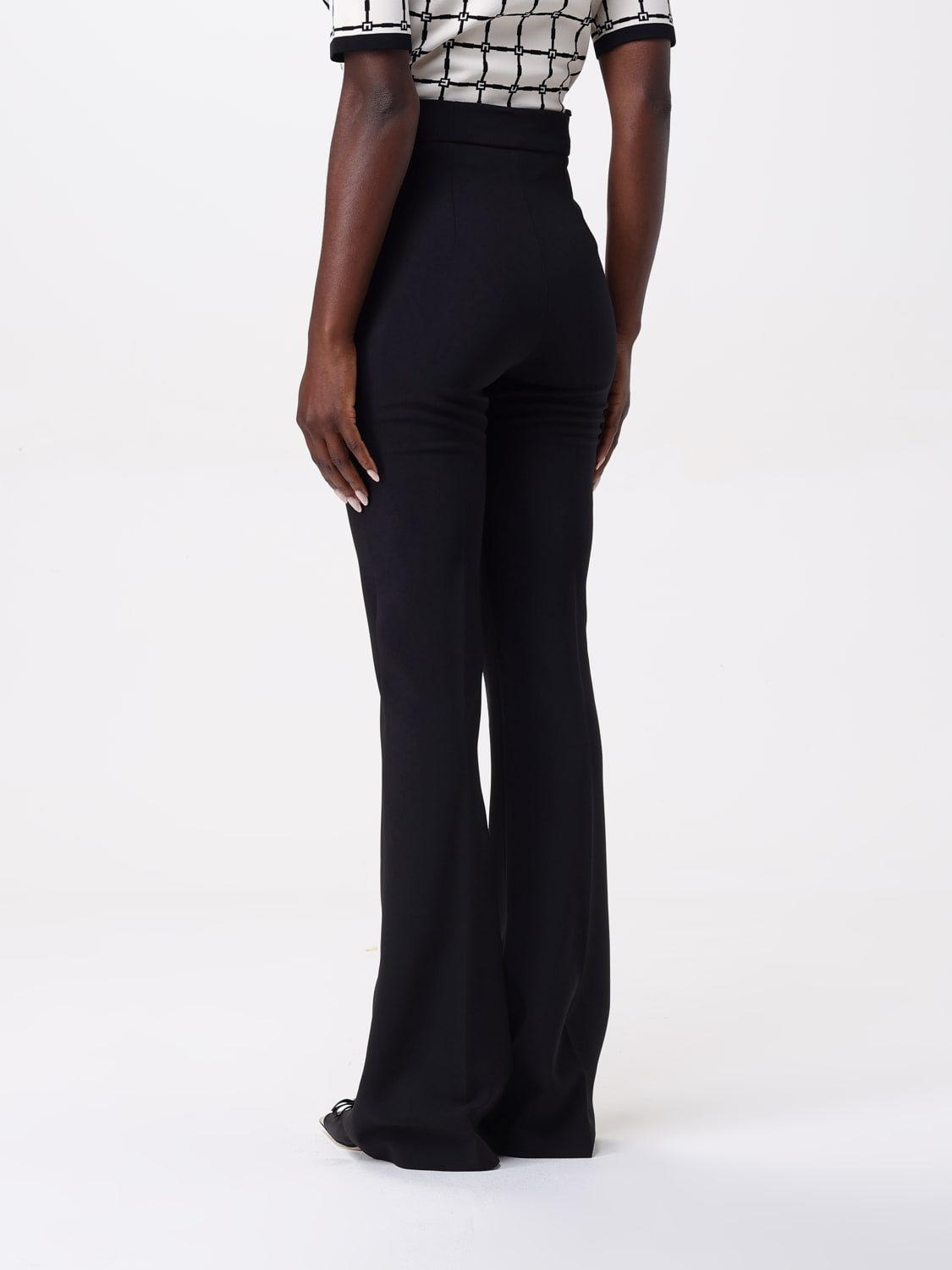 ELISABETTA FRANCHI PANTS: Pants woman Elisabetta Franchi, Black - Img 3