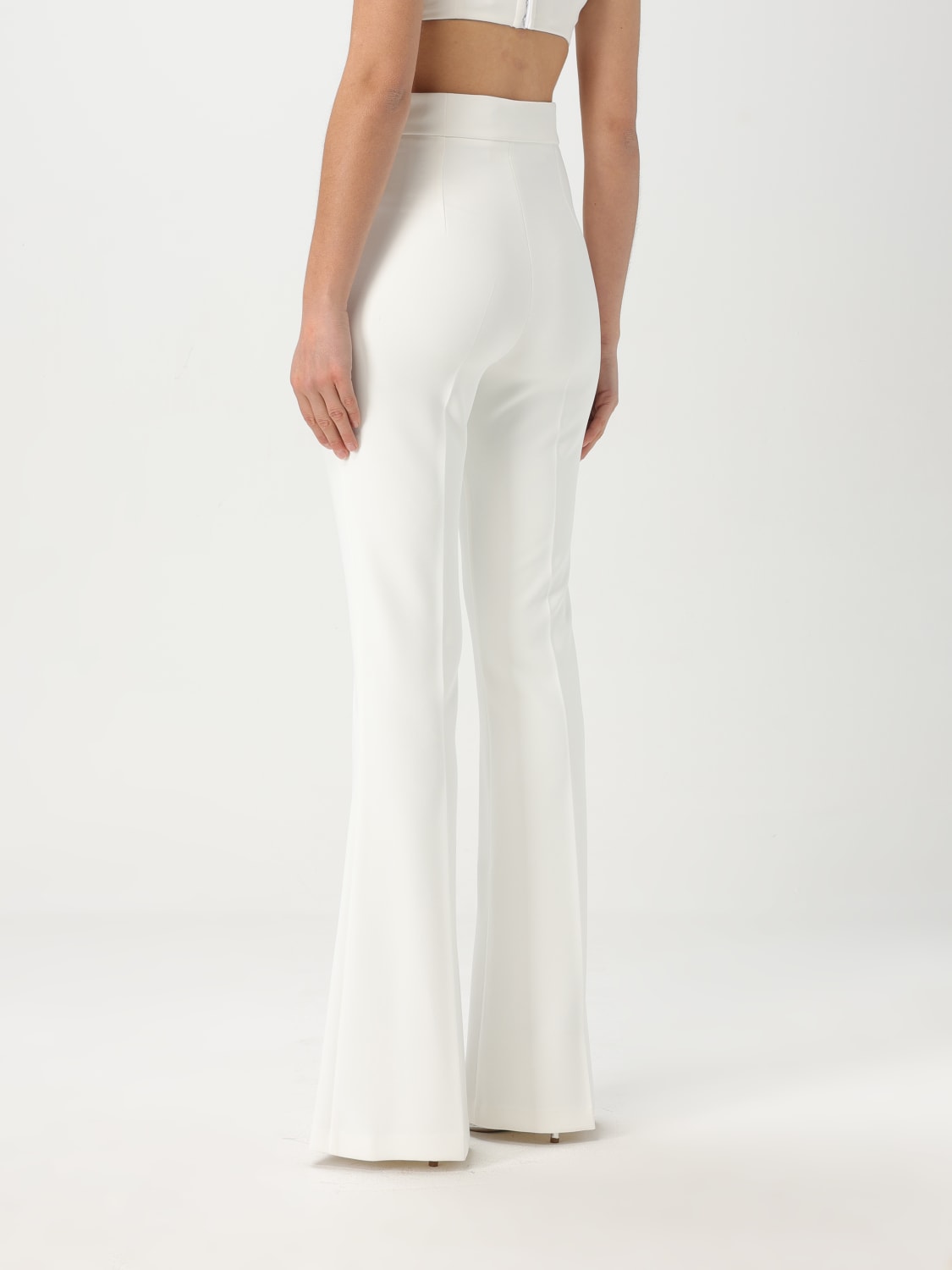 ELISABETTA FRANCHI HOSE: Hose damen Elisabetta Franchi, Ivory - Img 3