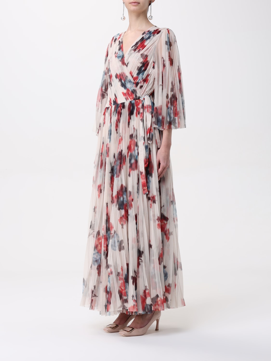 PHILOSOPHY DI LORENZO SERAFINI VESTIDO: Vestido mujer Philosophy Di Lorenzo Serafini, Beige - Img 3