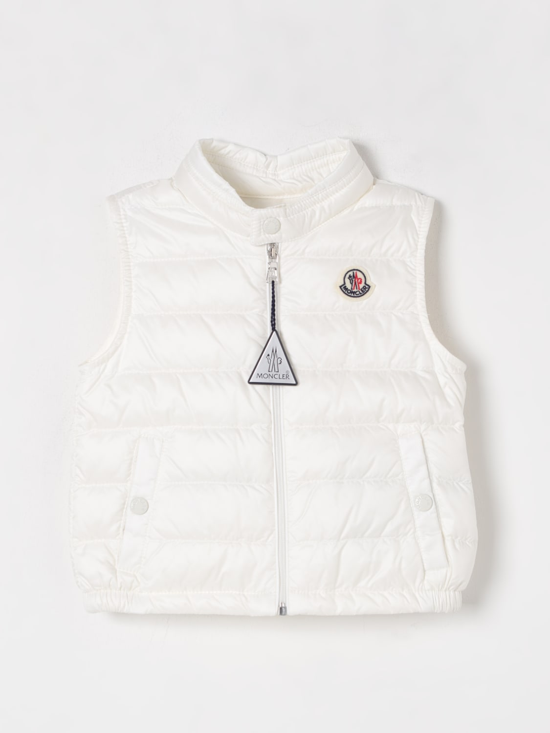 MONCLER 조끼: 조끼 남아 Moncler, 화이트 - Img 1