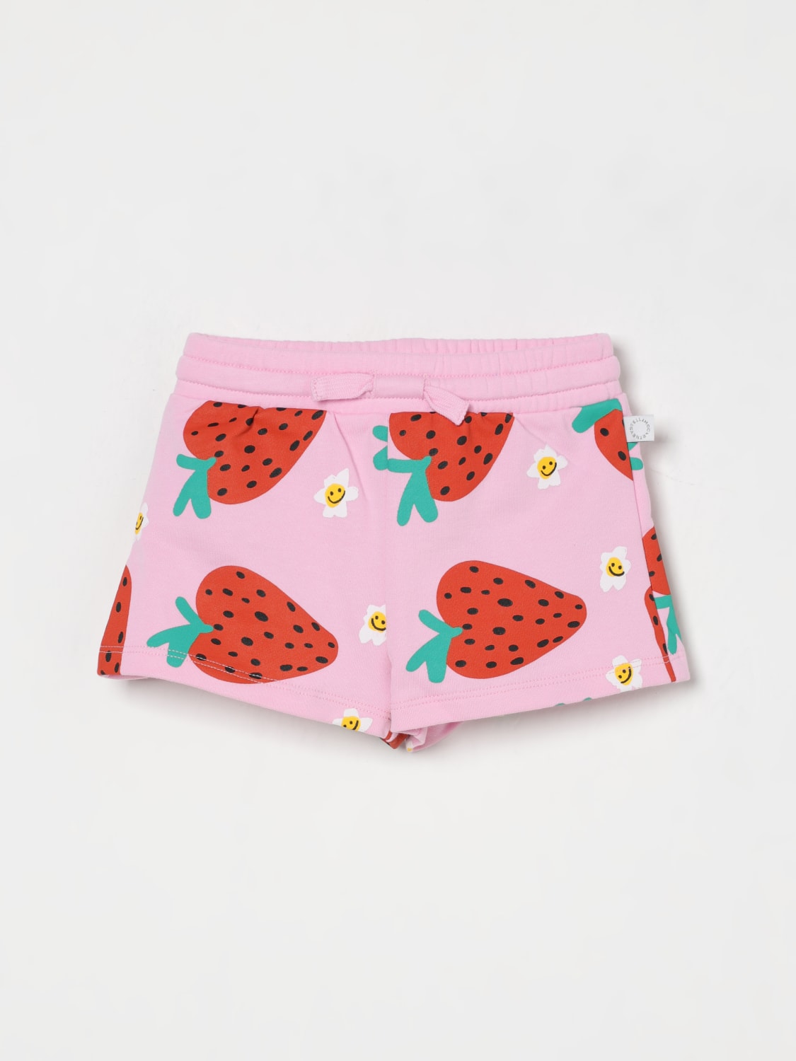 STELLA MCCARTNEY KIDS PANTALONCINI: Pantaloncino sportivo stampato Stella McCartney Kids, Rosa - Img 1