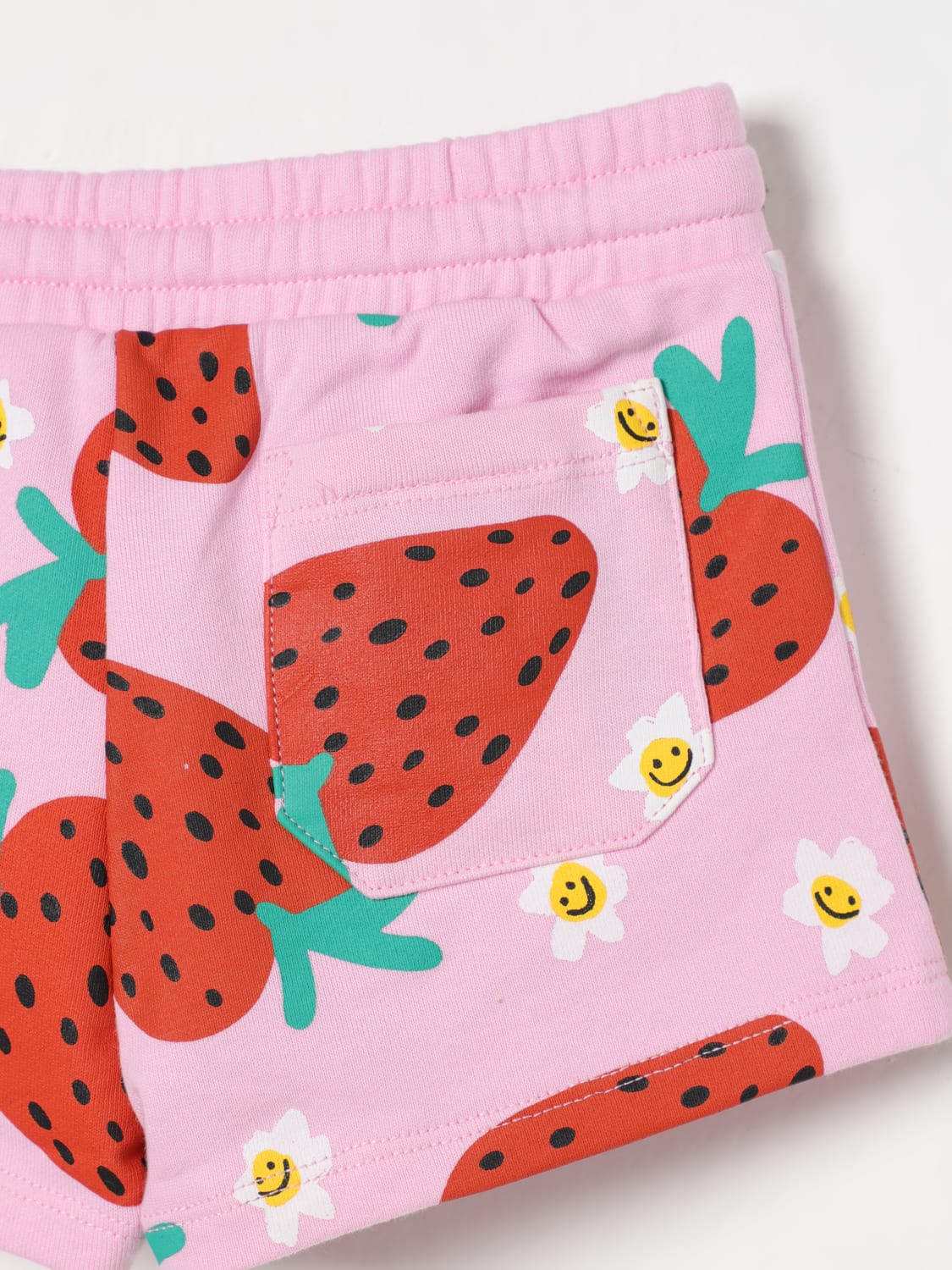 STELLA MCCARTNEY KIDS PANTALONCINI: Pantaloncino sportivo stampato Stella McCartney Kids, Rosa - Img 3