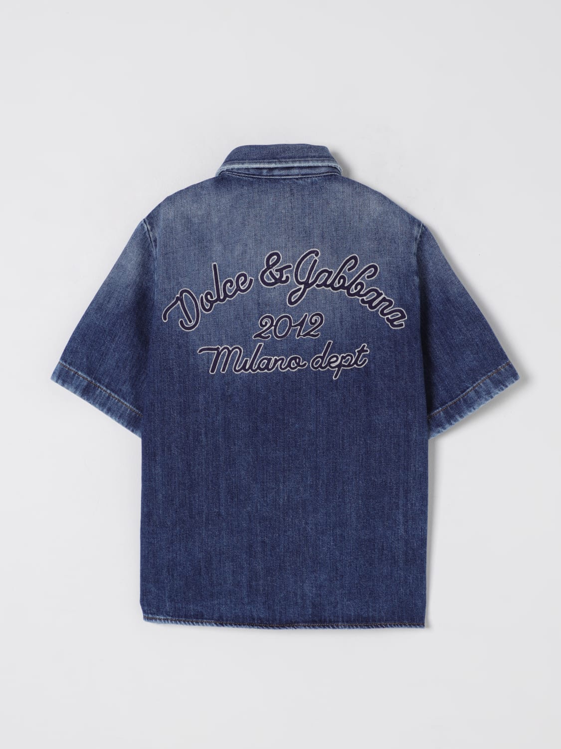 DOLCE & GABBANA CAMISA: Camisa niños Dolce & Gabbana, Denim - Img 2