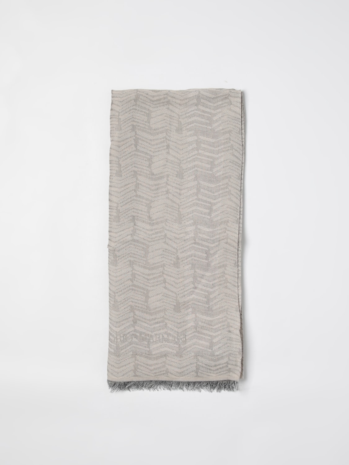 スカーフ EMPORIO ARMANI Woman Neck scarf Grey EW001864AF15673 F8044 46912086AE_12_f.jpg