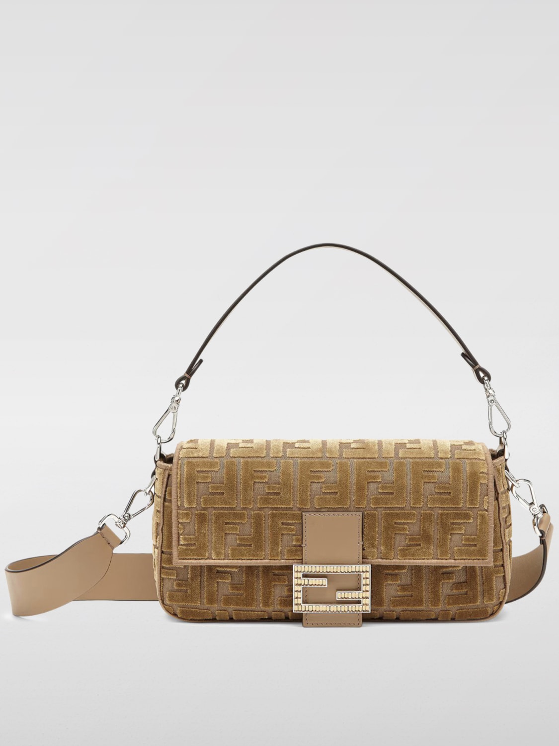 ショルダーバッグ・ポシェット FENDI Woman Shoulder bag Nude 8BR600AT0Y F0EMR FENDI: Shoulder bag woman - Nude | Fendi shoulder bag