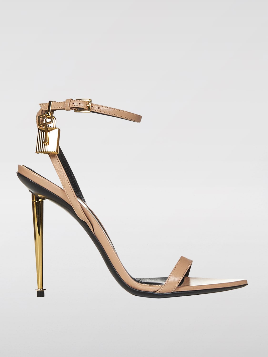 シューズ・サンダルその他 TOM FORD SHOES (W2272LKD002G) TOM FORD: Shoes woman - Platinum | Tom Ford heeled sandals