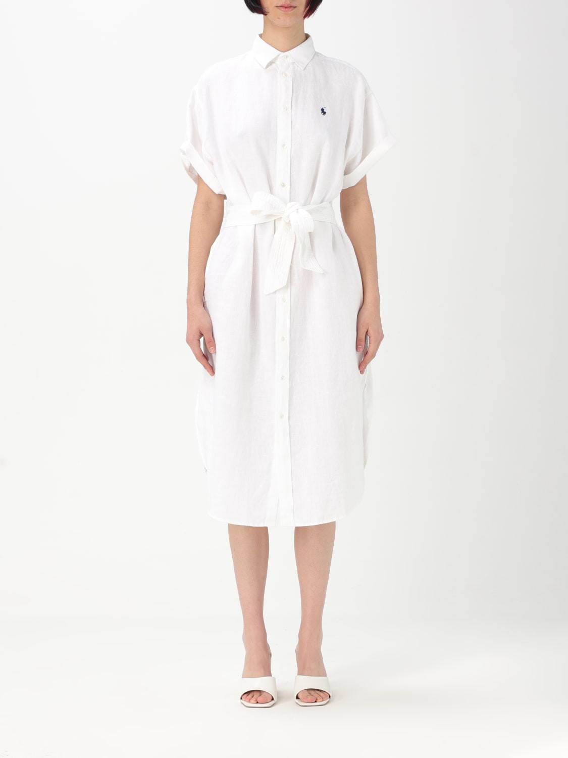 POLO RALPH LAUREN: Dress woman - White | Polo Ralph Lauren