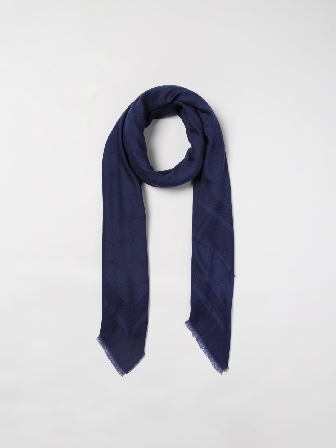ELISABETTA FRANCHI SCARF: Scarf woman Elisabetta Franchi, Blue - Img 2