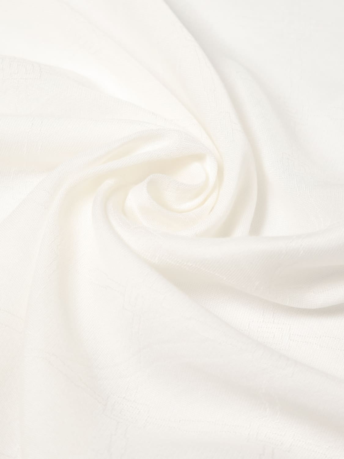 ELISABETTA FRANCHI SCARF: Scarf woman Elisabetta Franchi, Ivory - Img 3