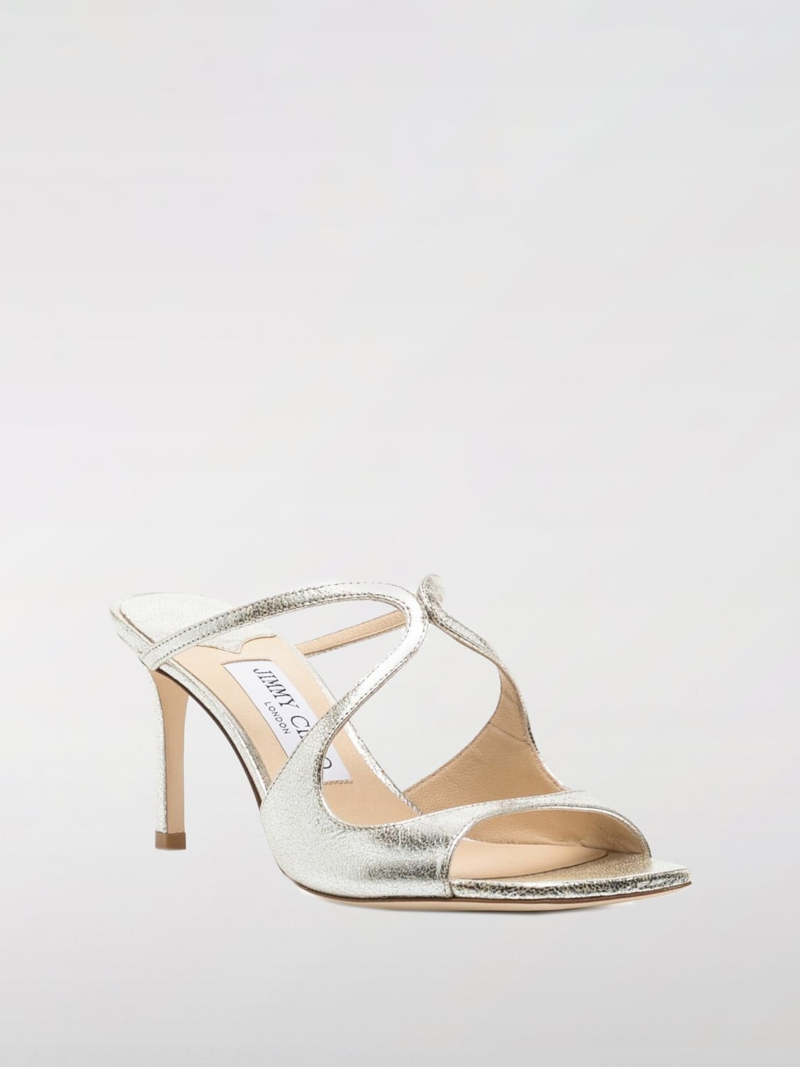 シューズ・サンダルその他 JIMMY CHOO Woman Heeled sandals Nude ANISE75GLE CHAMPAGNE JIMMY CHOO: Shoes woman - Nude | Jimmy Choo heeled sandals