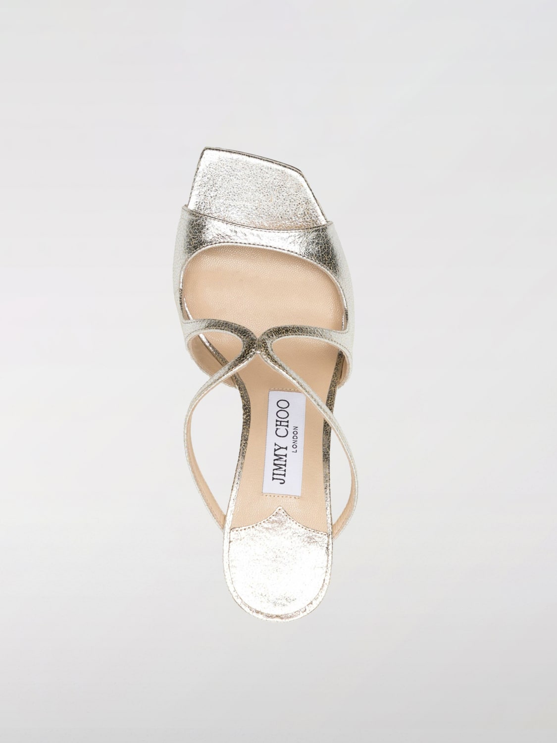 JIMMY CHOO: Shoes woman - Nude | Jimmy Choo heeled sandals