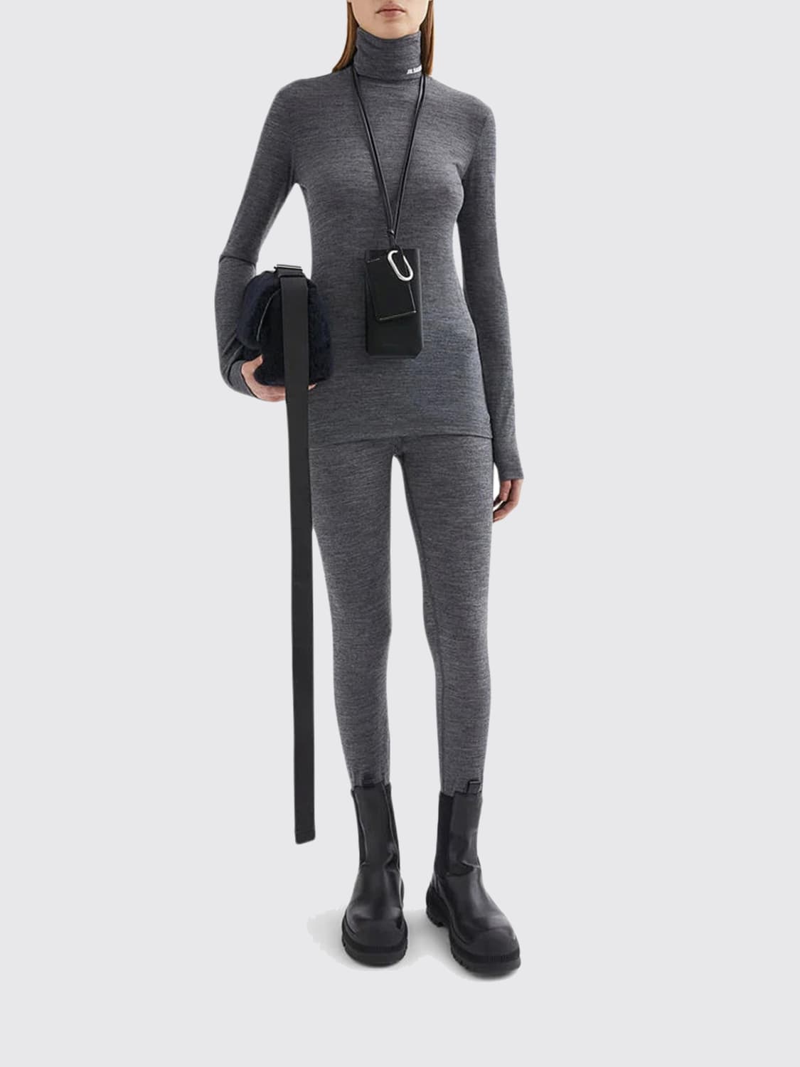 JIL SANDER PULLOVER: Pullover damen Jil Sander, Grau - Img 2