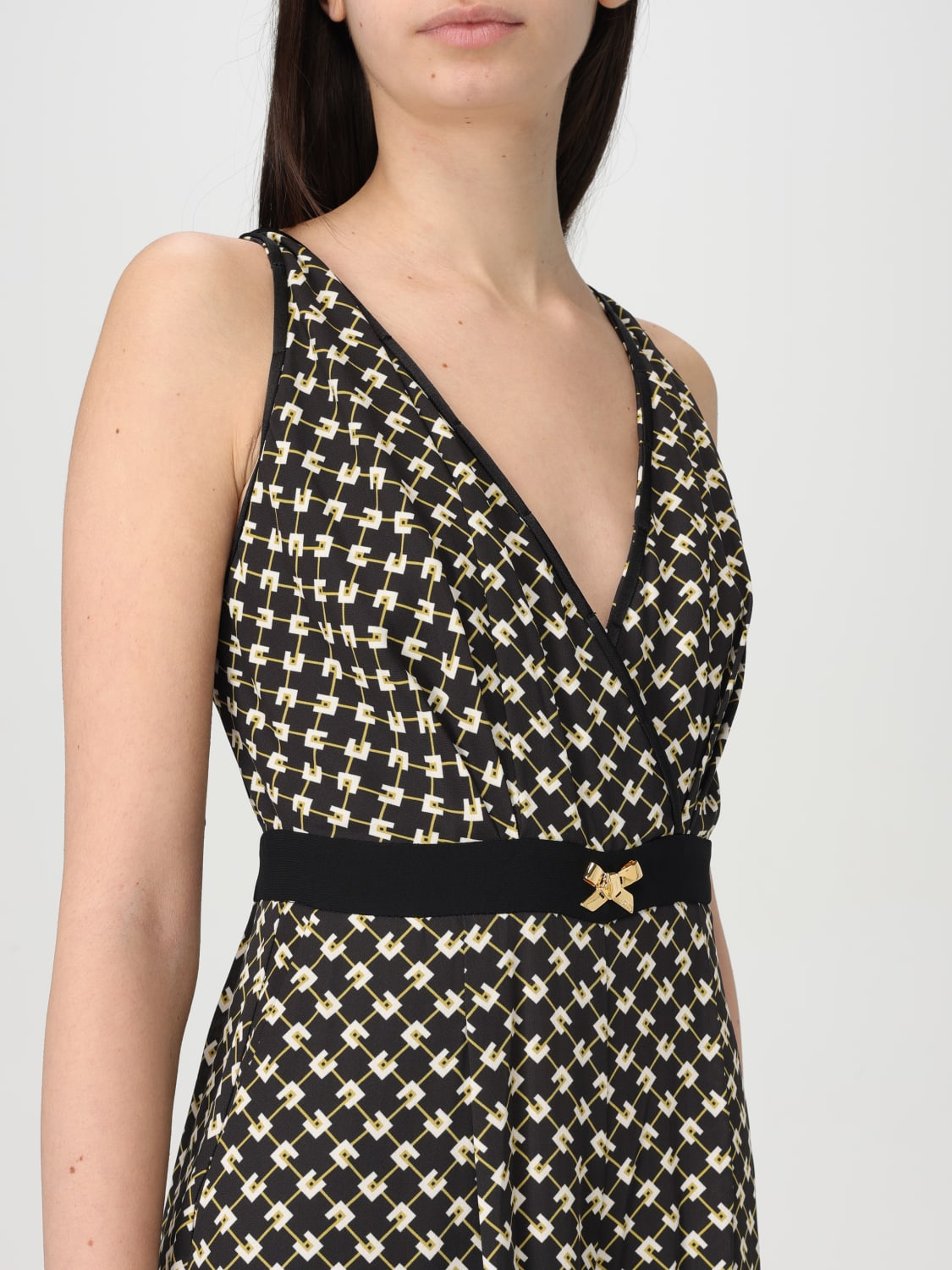 オールインワン・サロペット ELISABETTA FRANCHI Woman Jumpsuits Black TU035 DJ5 Elisabetta Franchi Jumpsuit - Black - Women | TU03551E2DJ5