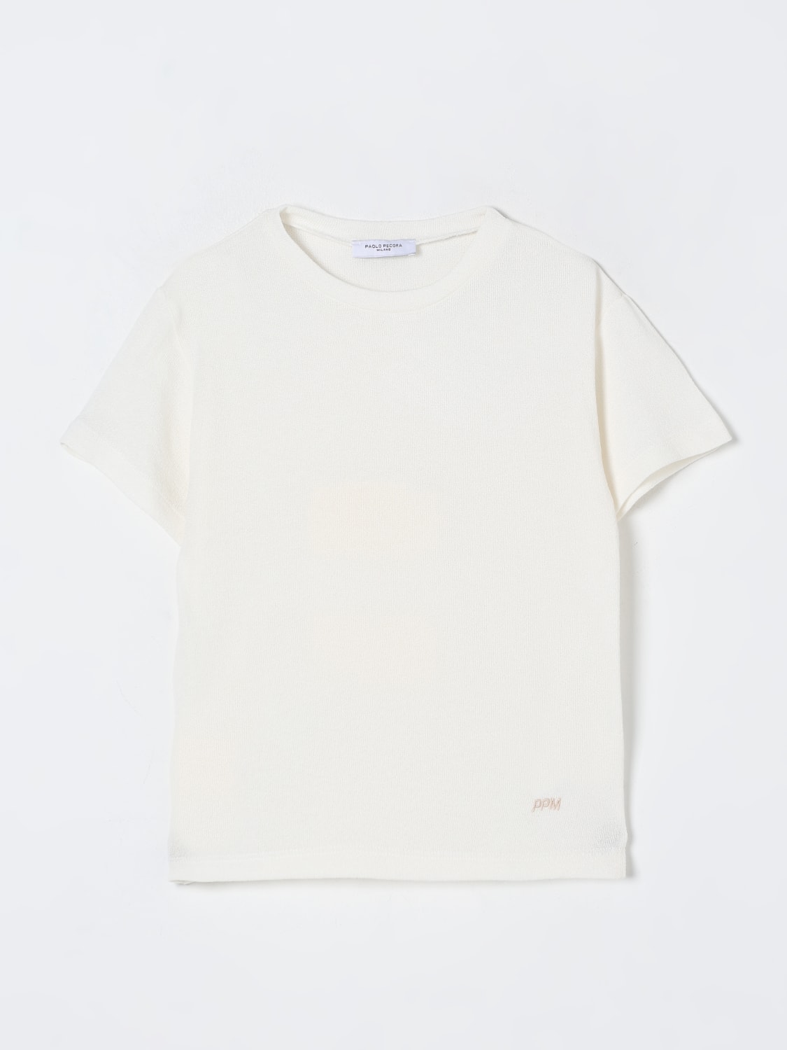 PAOLO PECORA T-SHIRT: Sweater kids Paolo Pecora, Butter - Img 1