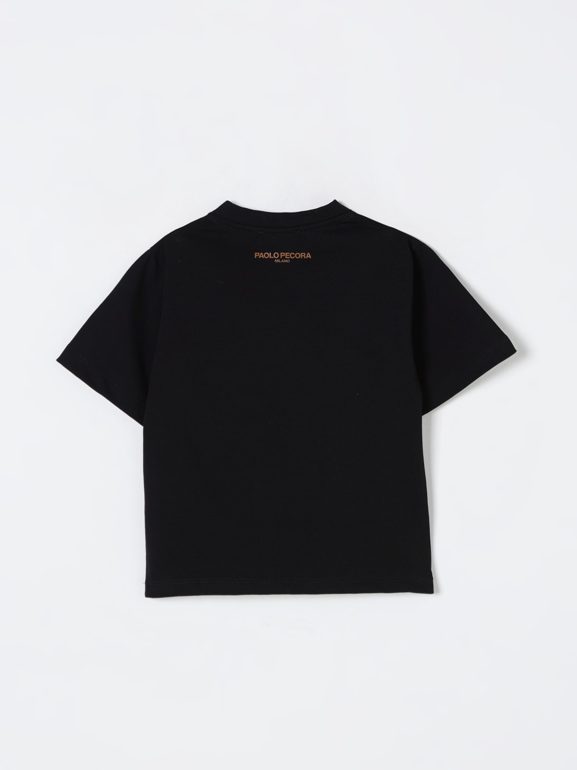 PAOLO PECORA T-SHIRT: T-shirt kids Paolo Pecora, Black - Img 2