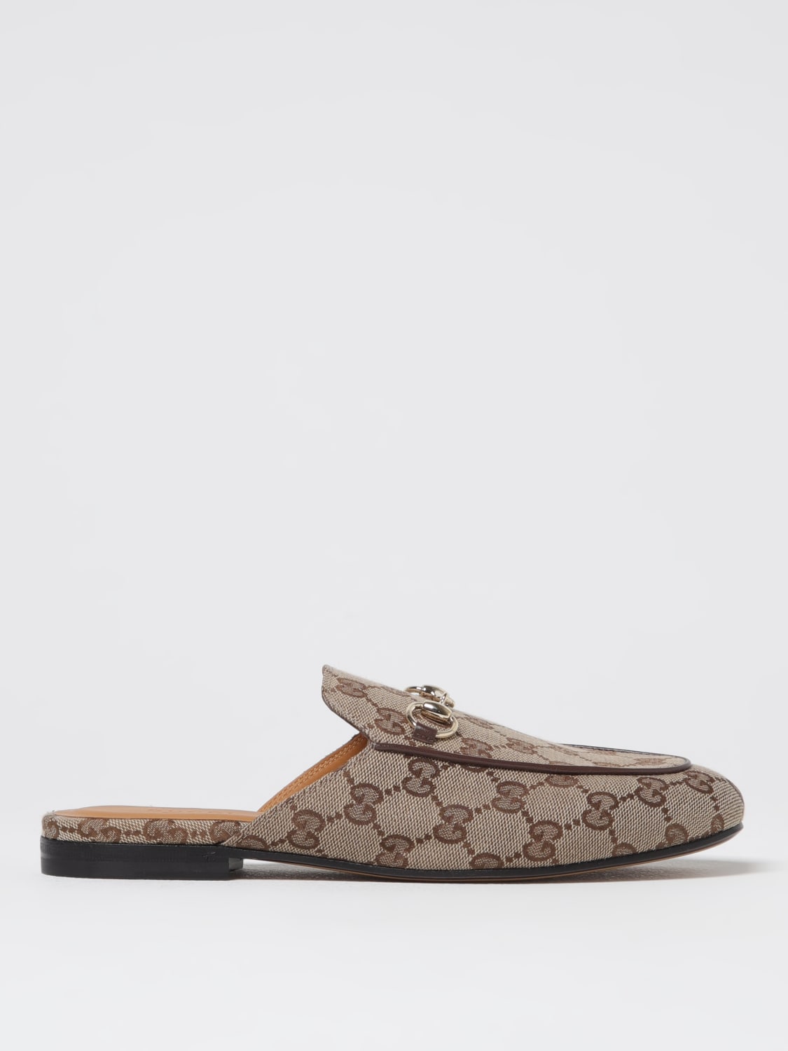 靴 Gucci Beige bow GG mules GG Supreme Horsebit mules in beige - Gucci | Mytheresa