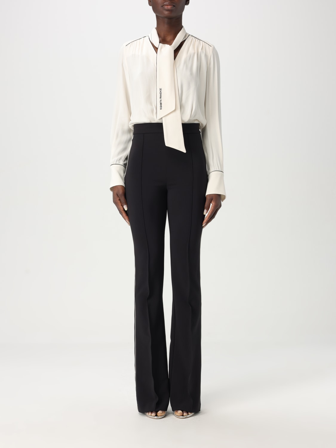 オールインワン・サロペット ELISABETTA FRANCHI Woman Jumpsuits White TU042 E84 ELISABETTA FRANCHI: women's jumpsuit - White | Elisabetta