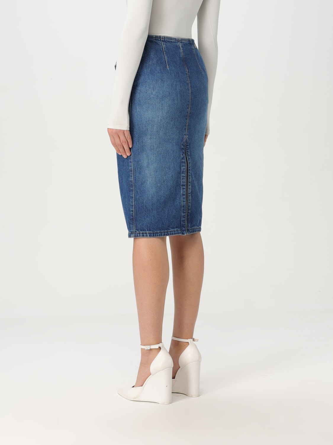 スカート ELISABETTA FRANCHI Woman Skirt Blue GJ35N 139 ELISABETTA FRANCHI: Skirt woman - Blue | Elisabetta Franchi